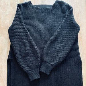 Loft Black Tunic Sweater